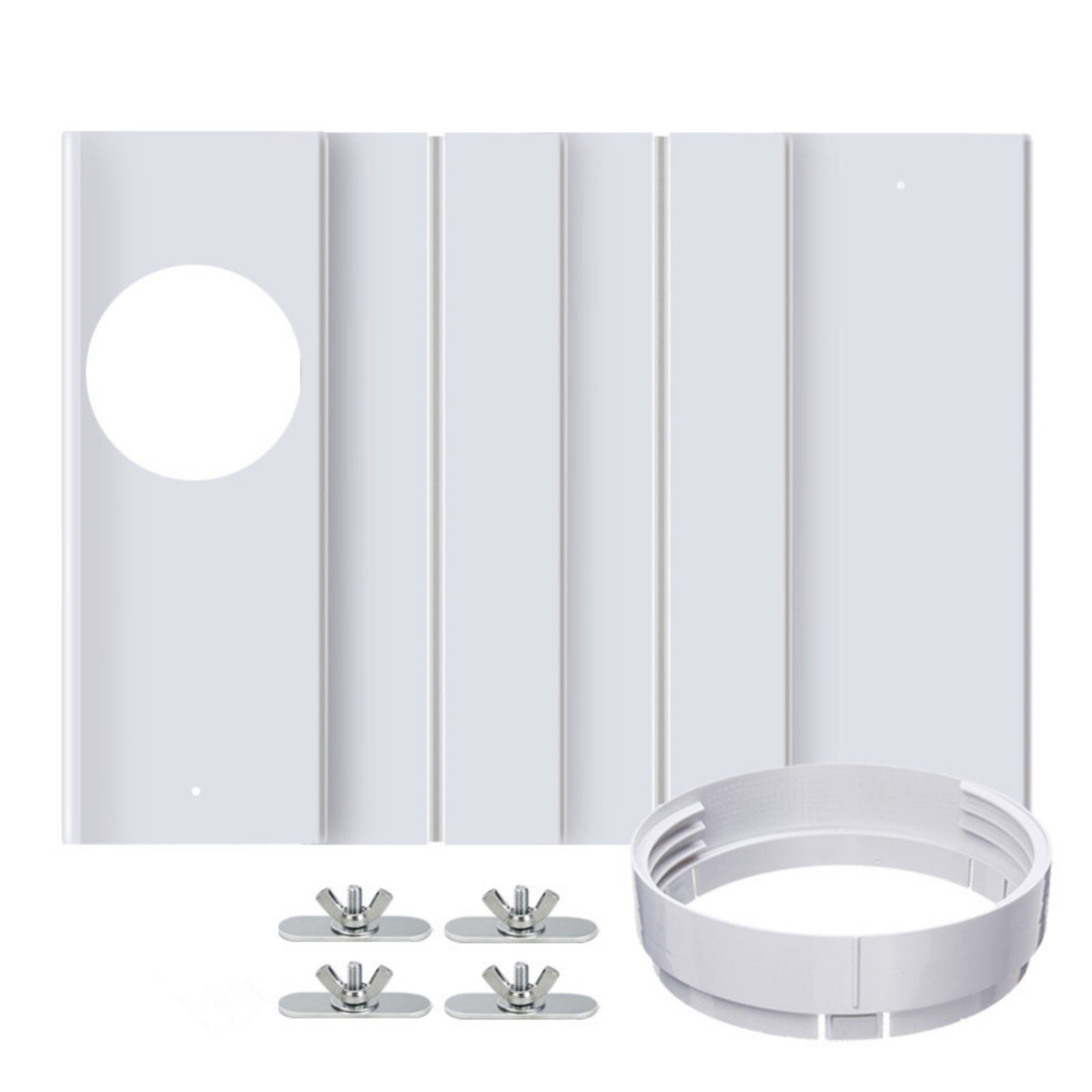 Air Conditioner Window Kit Sliding Hardware Heat Resistant for Rental Rooms