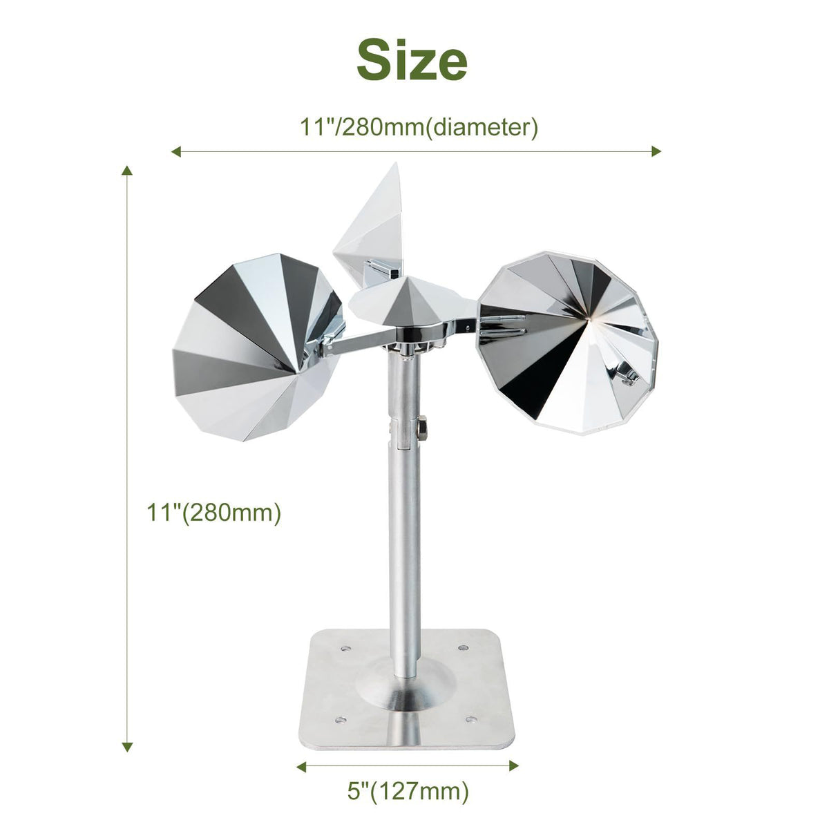 Bird Repellent Reflective Rotating Device