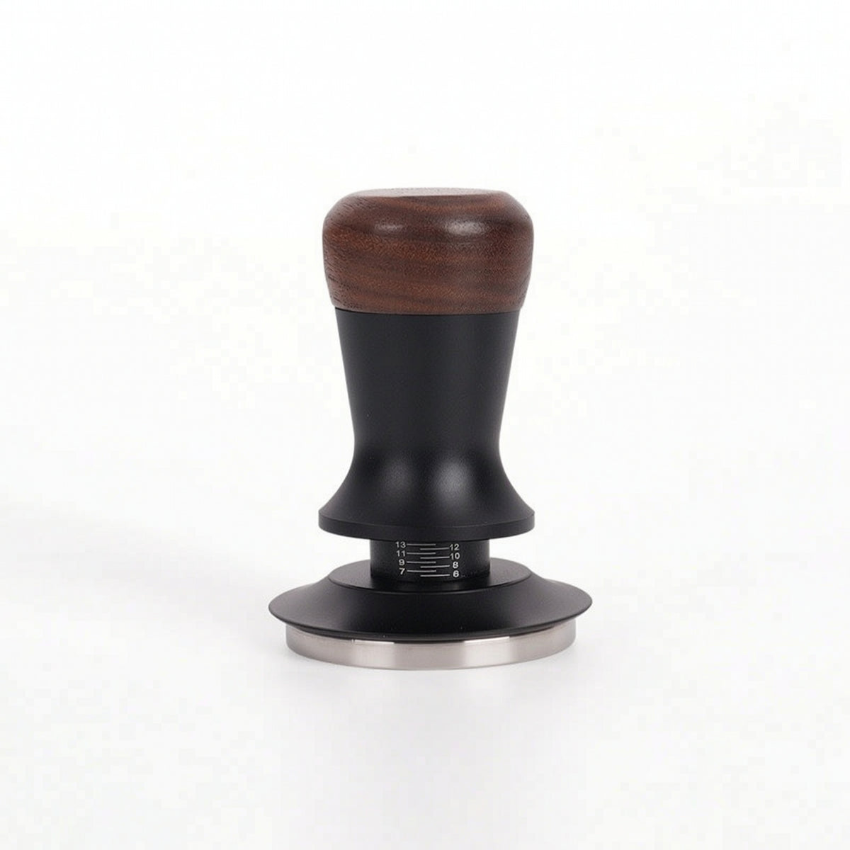 Espresso Tamper with Wooden Handle Smooth Coffee Tamper with Wooden Handle Stable Utensil for Baristas