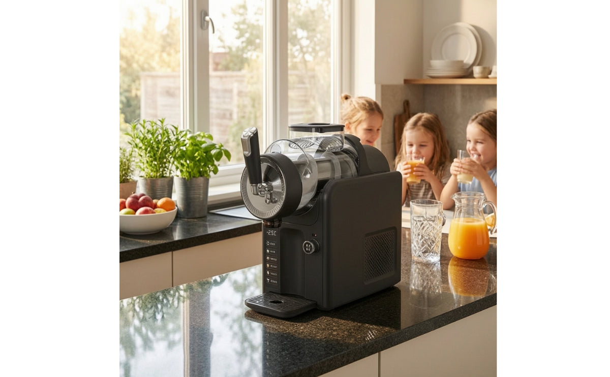 Slushie Machine Countertop Slush Machine Compact Slush Machine with Drip Tray for Hosts, Home Kitchen, Parties, Cafes