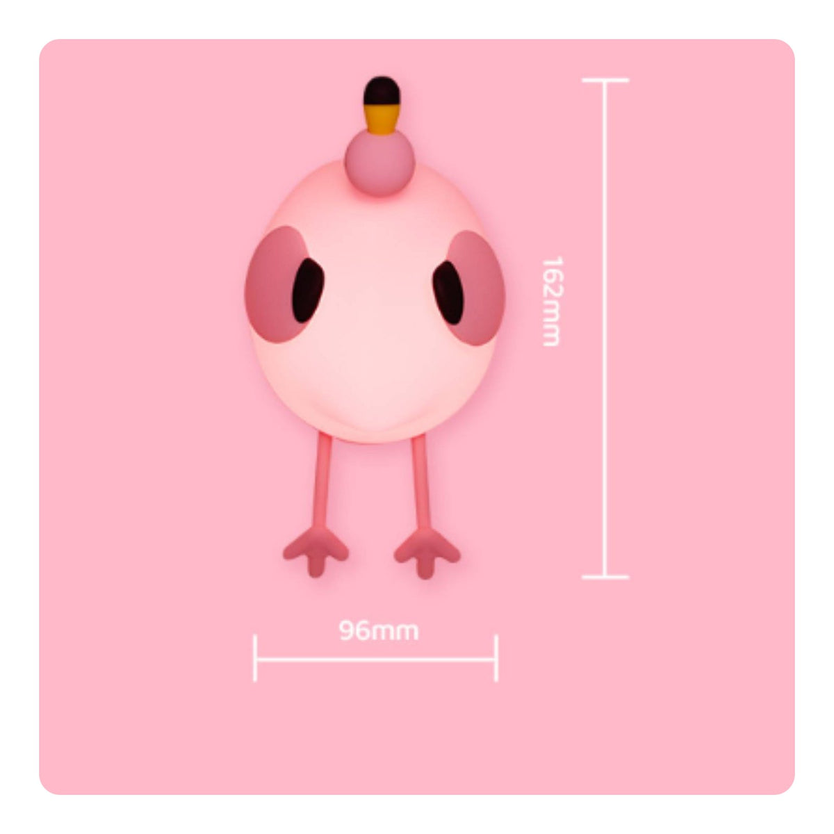 Rechargeable Flamingo Lamp Auto-Shut Timer Flamingo Night Light for Bedroom