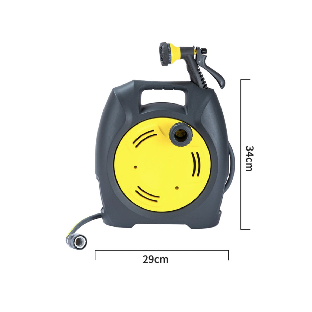 Mini Hose Reel Lightweight Portable Hose Carrier Tool Tool-Less Assembly