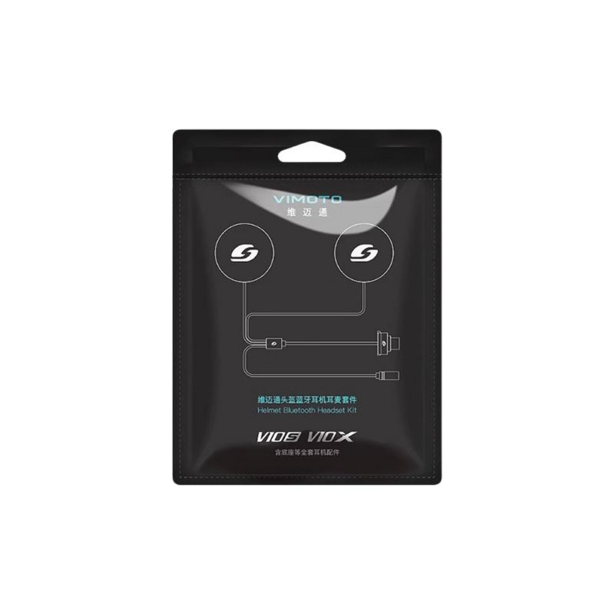 Cordless earphone kit with mic