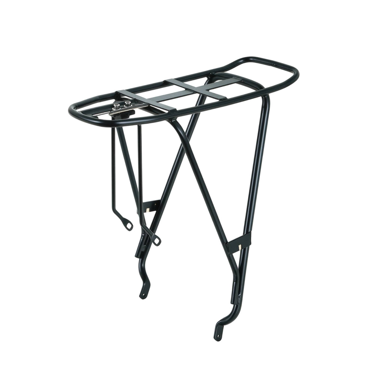 Metal Cycle Rear Rack Tubular-Frame Rear Bike Rack Rust-Resistant Bike Cargo Carrier Long-Lasting for Commuters, Cyclists, Commuting, Touring, Errands