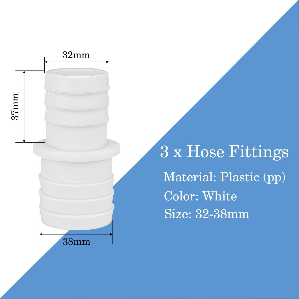 Pool Hose Adapter for Pangea Tech - Swimming Pool Hose Adapter Nozzle Adapter 32mm