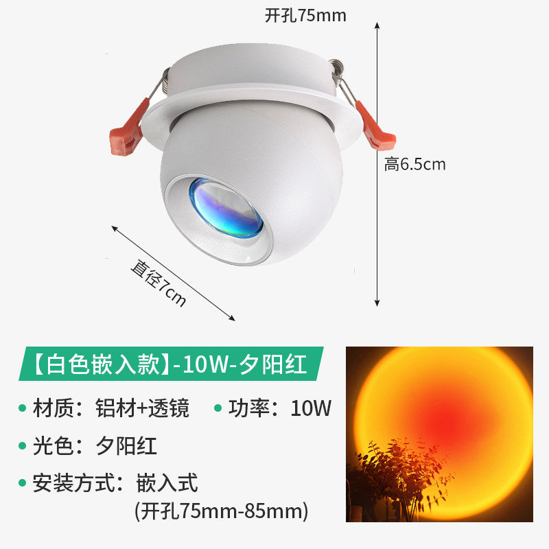 10W / Rec Sph Wht Sunset