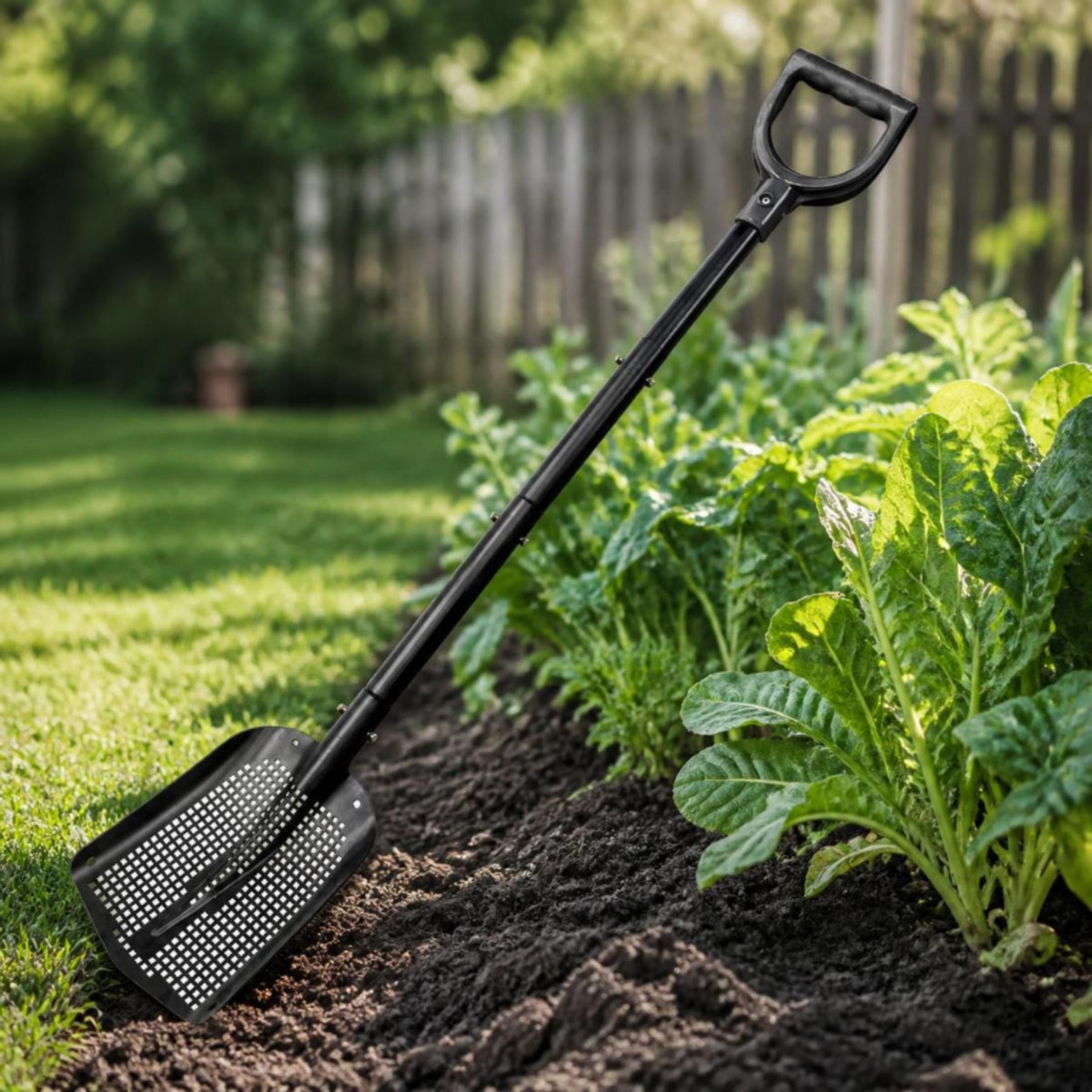 Sifting Resistant Perforated Heavy Duty Spades for Farmers, Gardeners, Farm, Garden