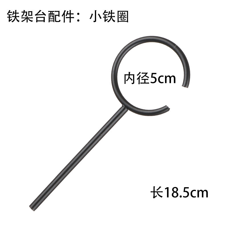 Black S Iron Ring