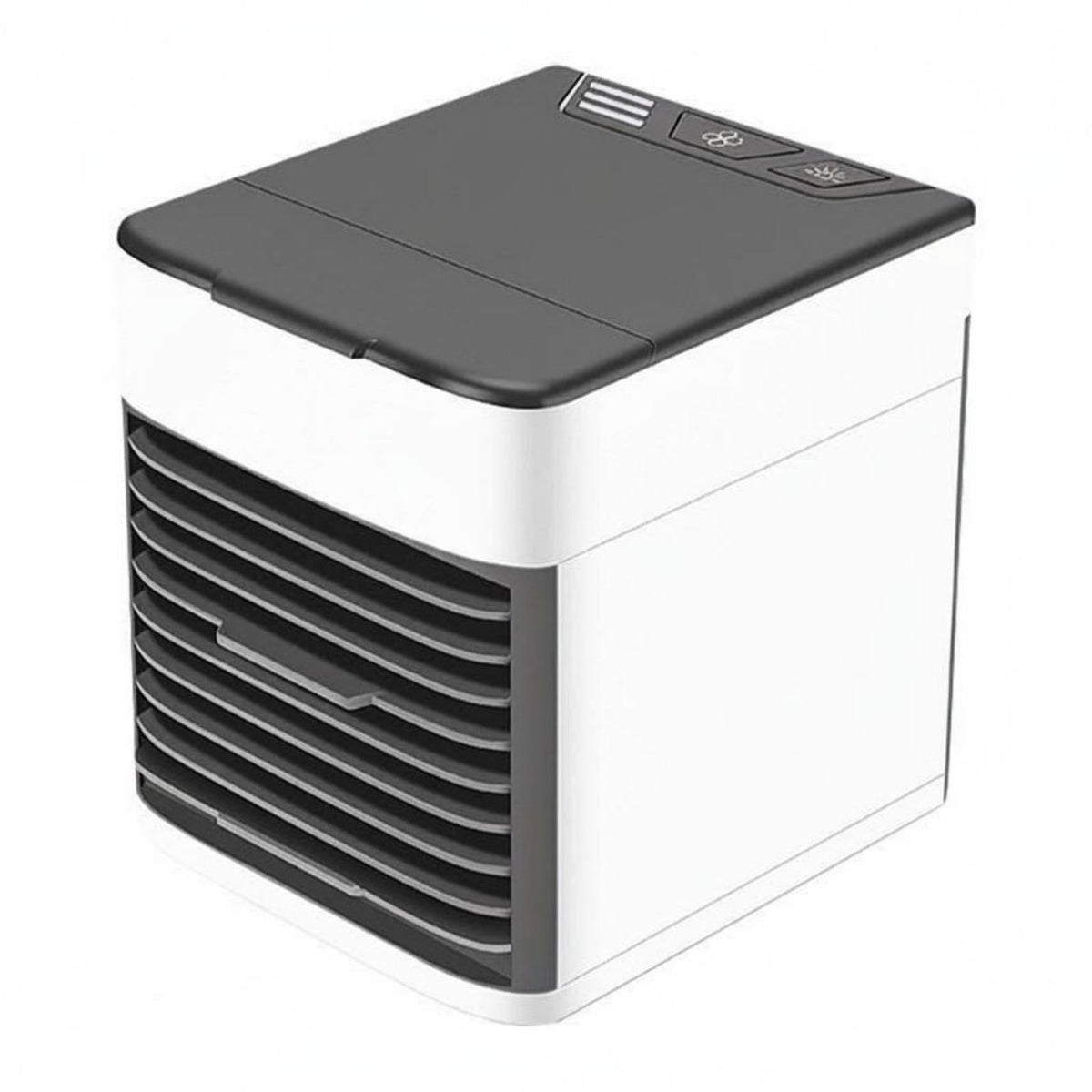 500ml Large Capacity Water Reservoir USB Powered Mini Air Cooler Quiet Operation Desktop Air Cooler Fan Adjustable Vents for Bedroom