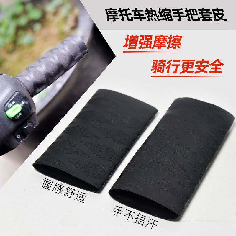 Motorcycle Heated Anti-Slip Heat Shrink Grip Cover Set