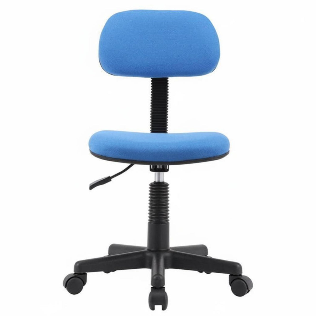 Armless Low-Back Task Chair Ergonomic Desk Seat Easy Assembly for Teenagers