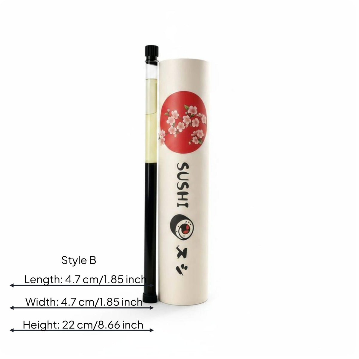 Sushi Push-up Tube Sturdy Sushi Paper Tube Easy to Unseal