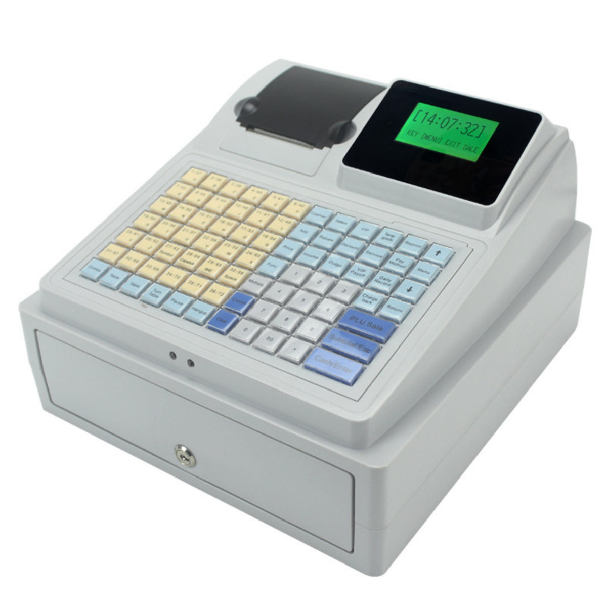 Electronic Register Commercial Register with Printer Countertop Checkout Terminal for Market Stalls