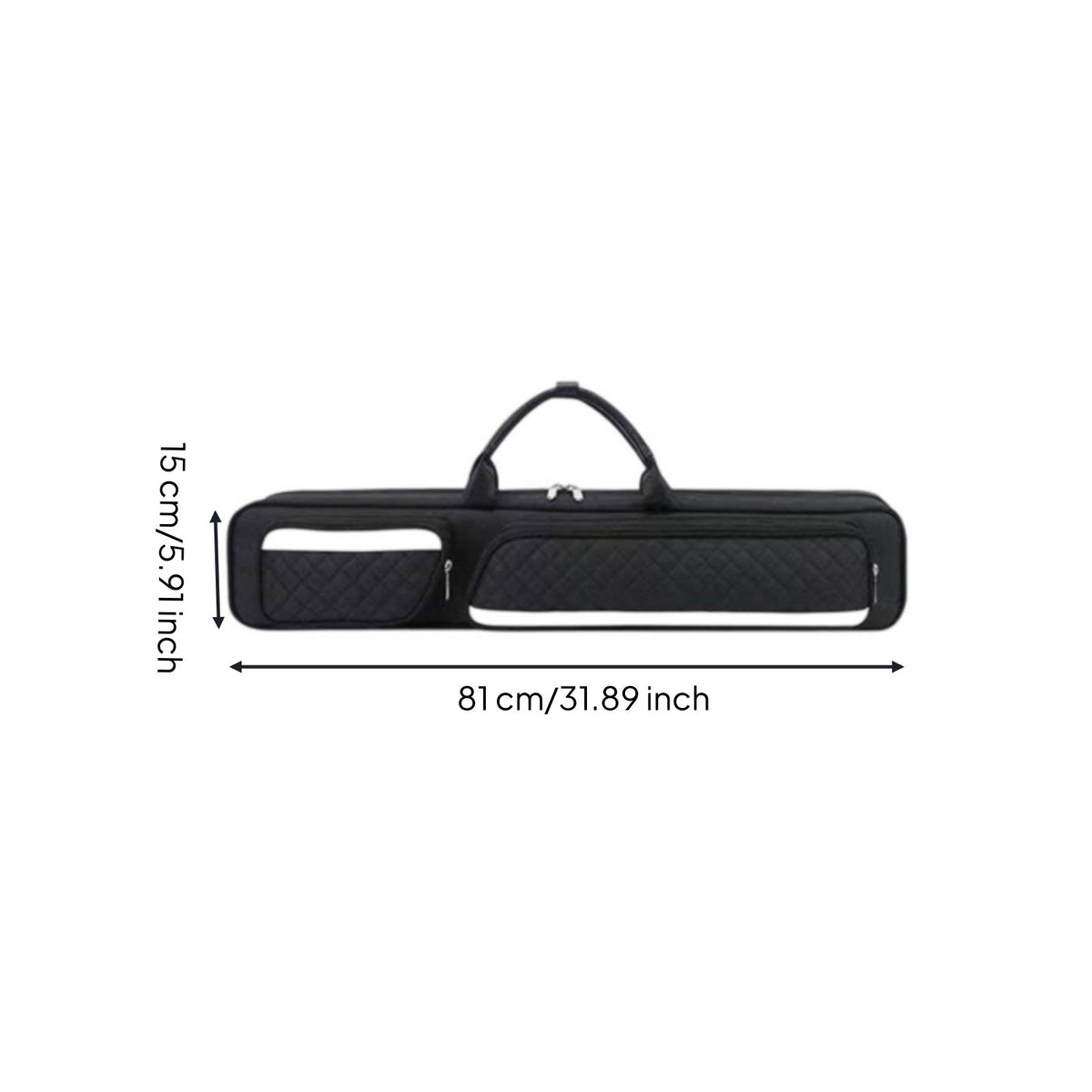 Billiard Cue Carrying Bag Adjustable Shoulder Straps Pool Cue Backpack