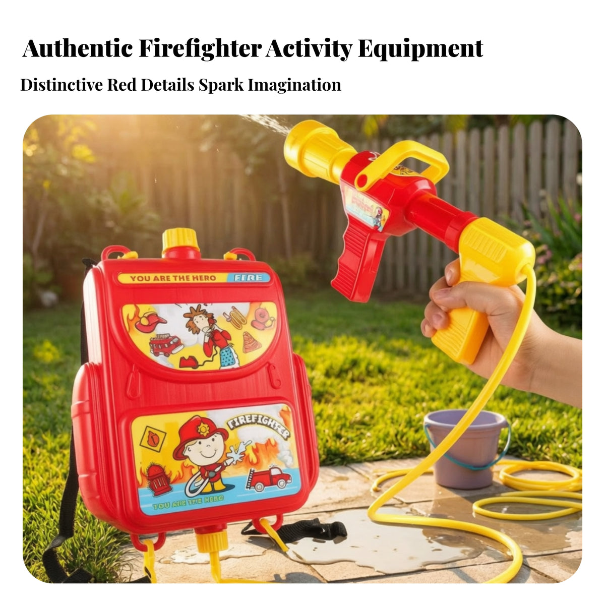 Lightweight Backpack Water Refillable Backpack Water Blaster Portable Child-Safe for Children, Toddlers, Backyard, Pool Parties, Beach