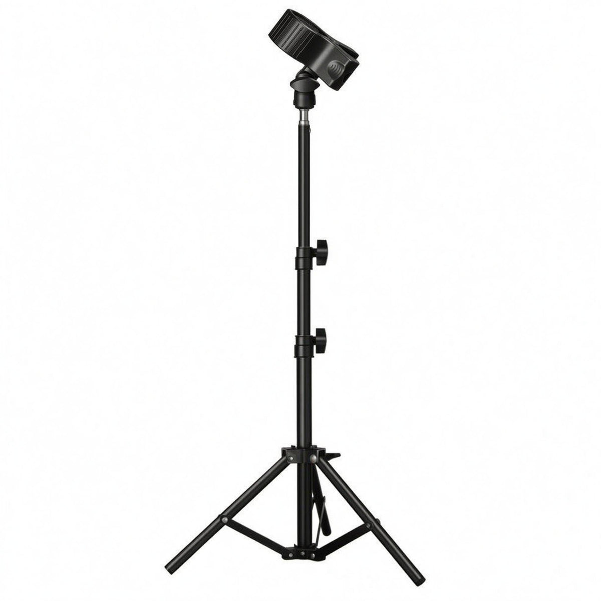 Tripod Hair Dryer Stand Black Finish Personal Care Equipment Sturdy