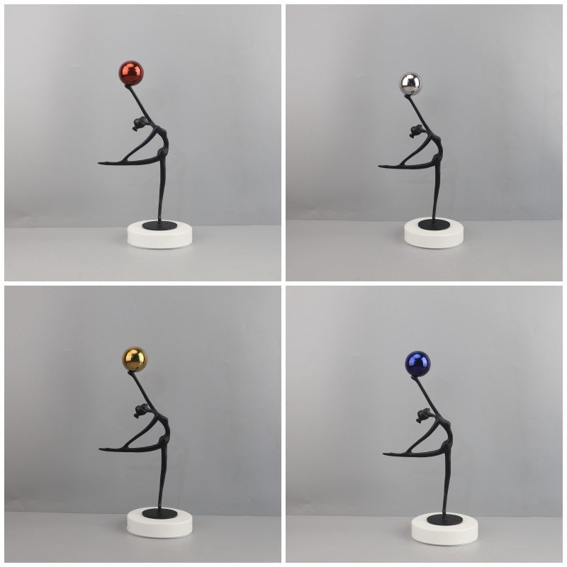 Abstract Dancing Girl Sculpture in European Style