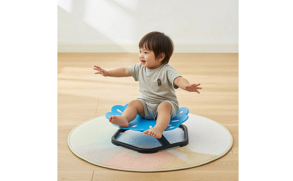 Swivel Chair with Handholds Molded Sensory Swivel Chair Active Seat for Young Children