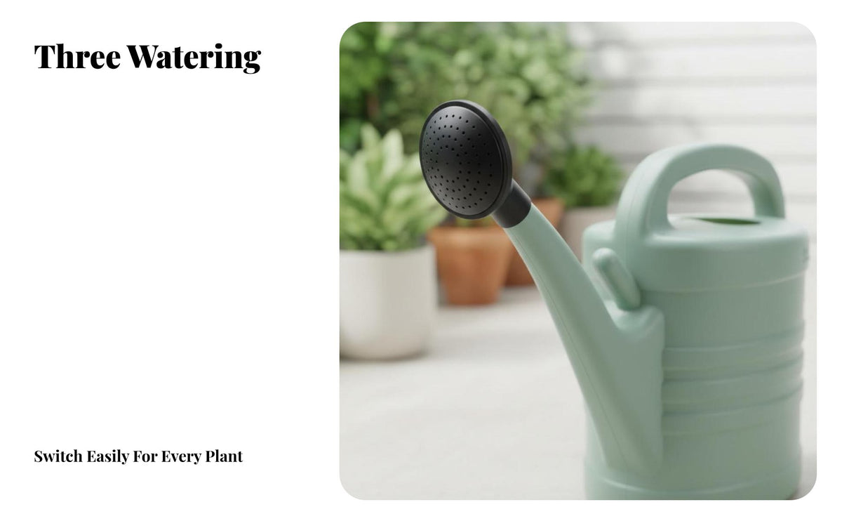 Watering Can with Sprinkler Head Gentle Shower Spray Sprinkler Head Watering Can Lightweight Garden Water Pot for Patio, Indoor Plants