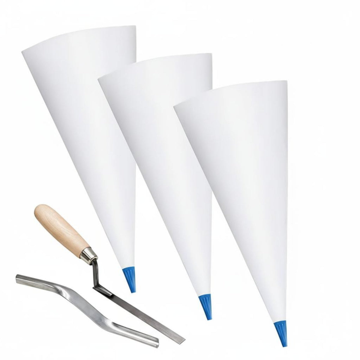 5 Pieces Grouting Tool Kit PVC Material Tile Joint Filling Kit Reusable Tile Grout Bags for Tiling Projects, Home Renovation, Flooring