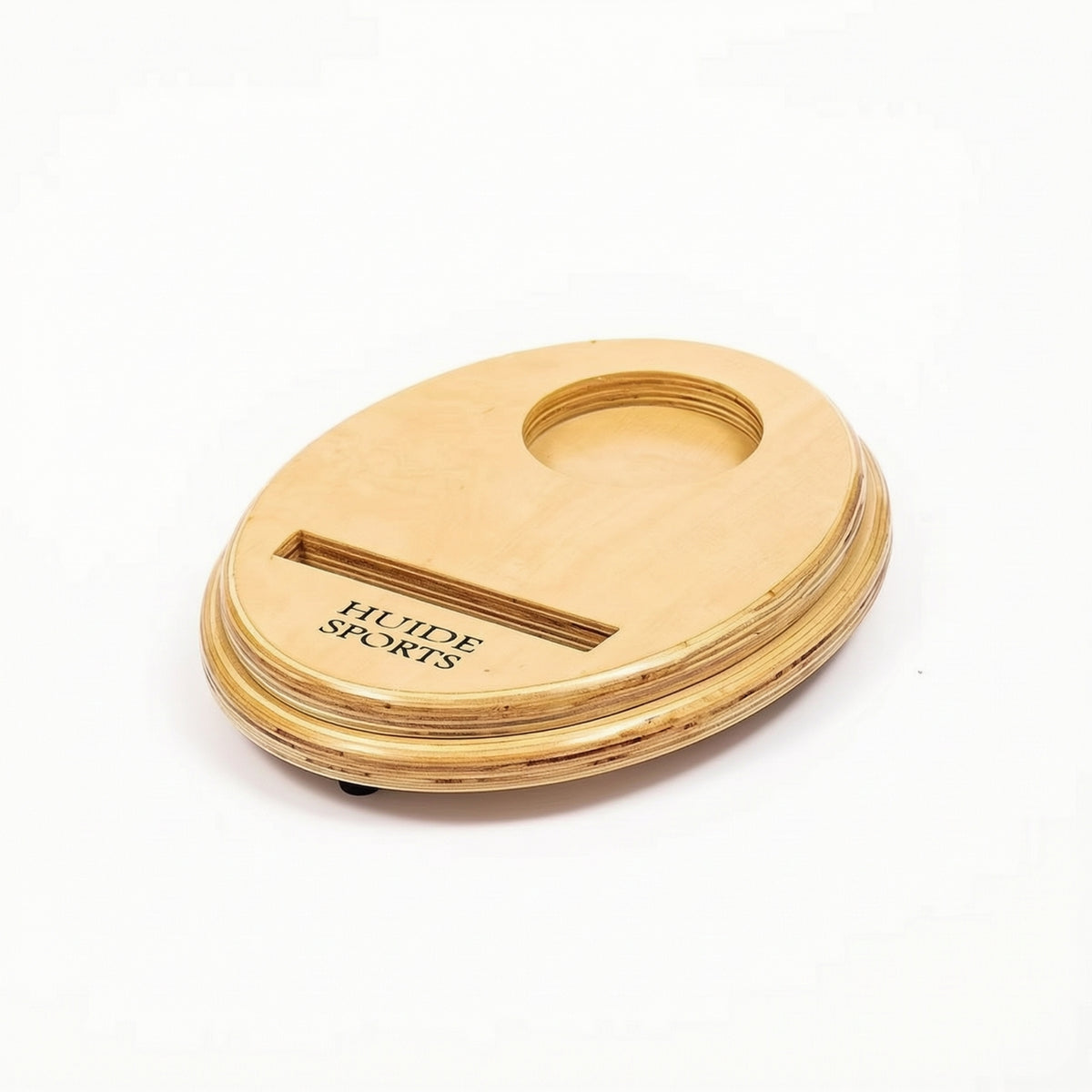 Balance Board with Cork Roller Solid Wooden Balance Board Cork Roller Portable Training Set Compact for Skiers, Home Workouts