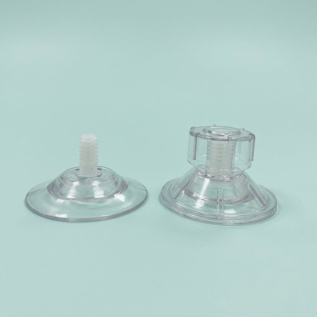 Suction Cup Holder for Shelf, Rotating Mount for Aquarium Divider, 6cm 3 Piece Set for Home Owners
