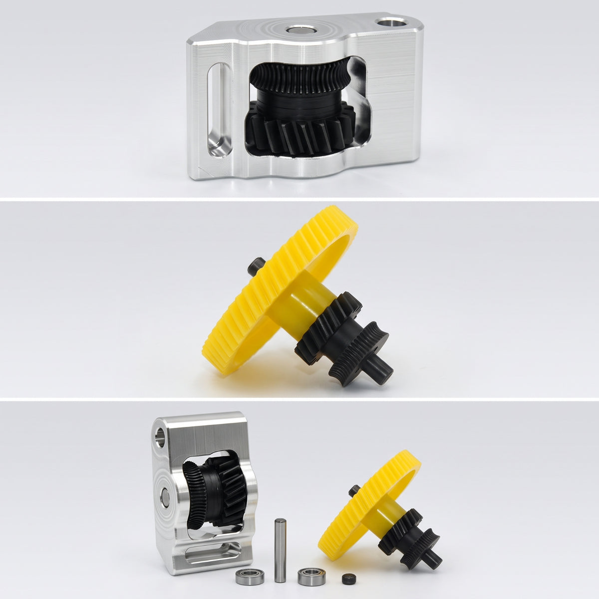 Extruder Gear Assembly Hardened Steel Filament Drive Gear Assembly Set Consistent Extrusion for Makers