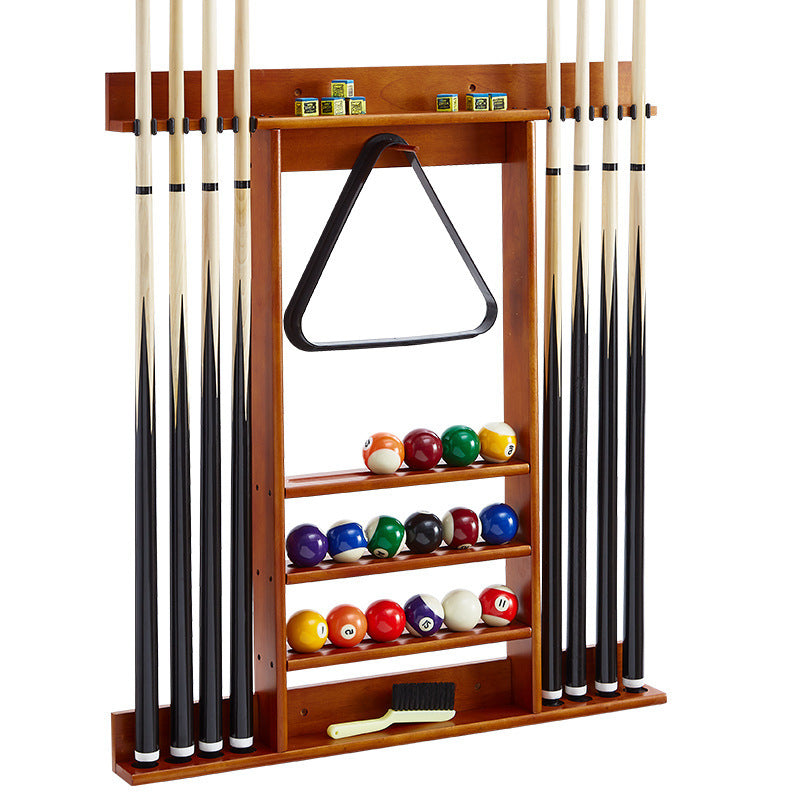 Billiard Cue Wall Mount Rack for Pool Cue Storage