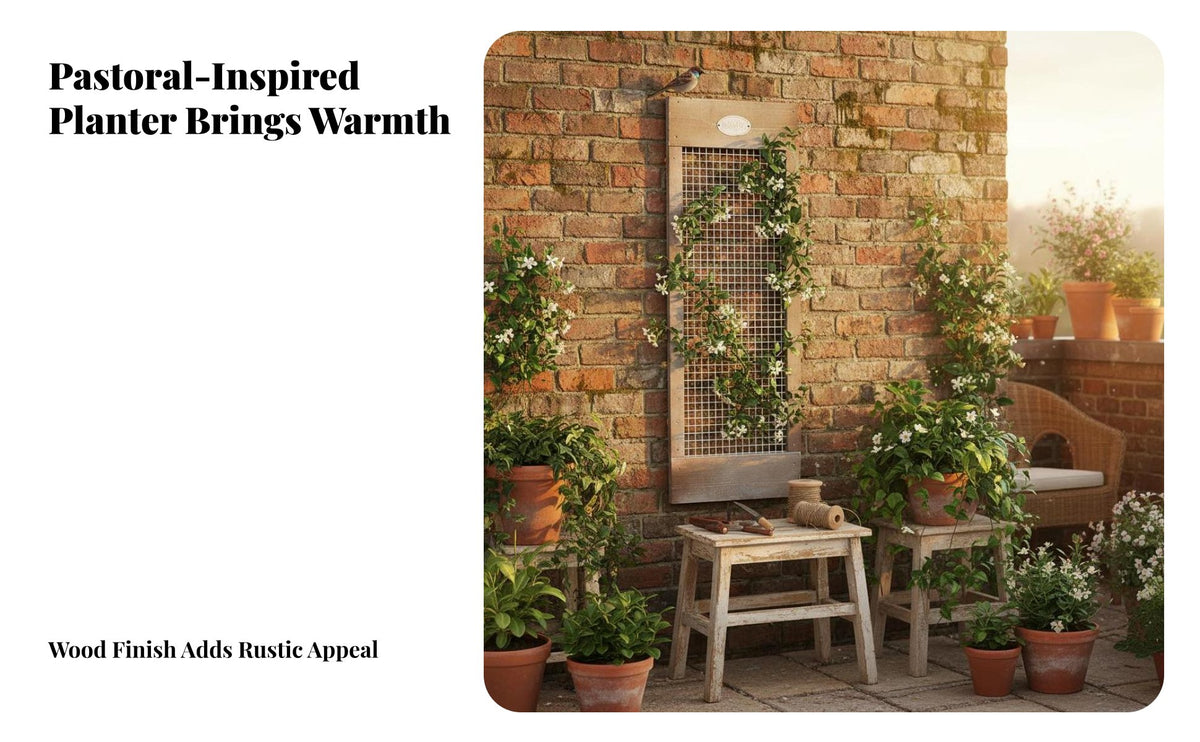 Decorative lattice Climbing Plant Trellis Weather-Resistant Garden Trellis Sturdy Support Wall Planter Multi-Functional for Gardeners, Homeowners, Beginners, Balcony, Patio, Yard