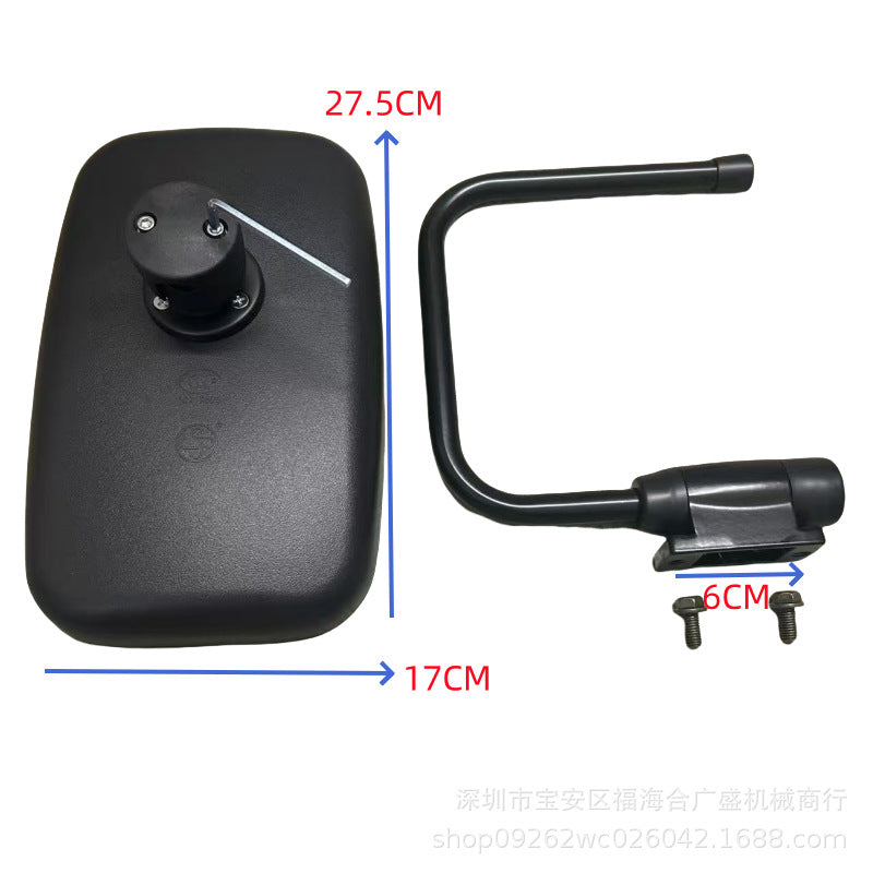 挖掘机后视镜总成 适用于沃尔沃 徐工 临工反光镜总成工程车