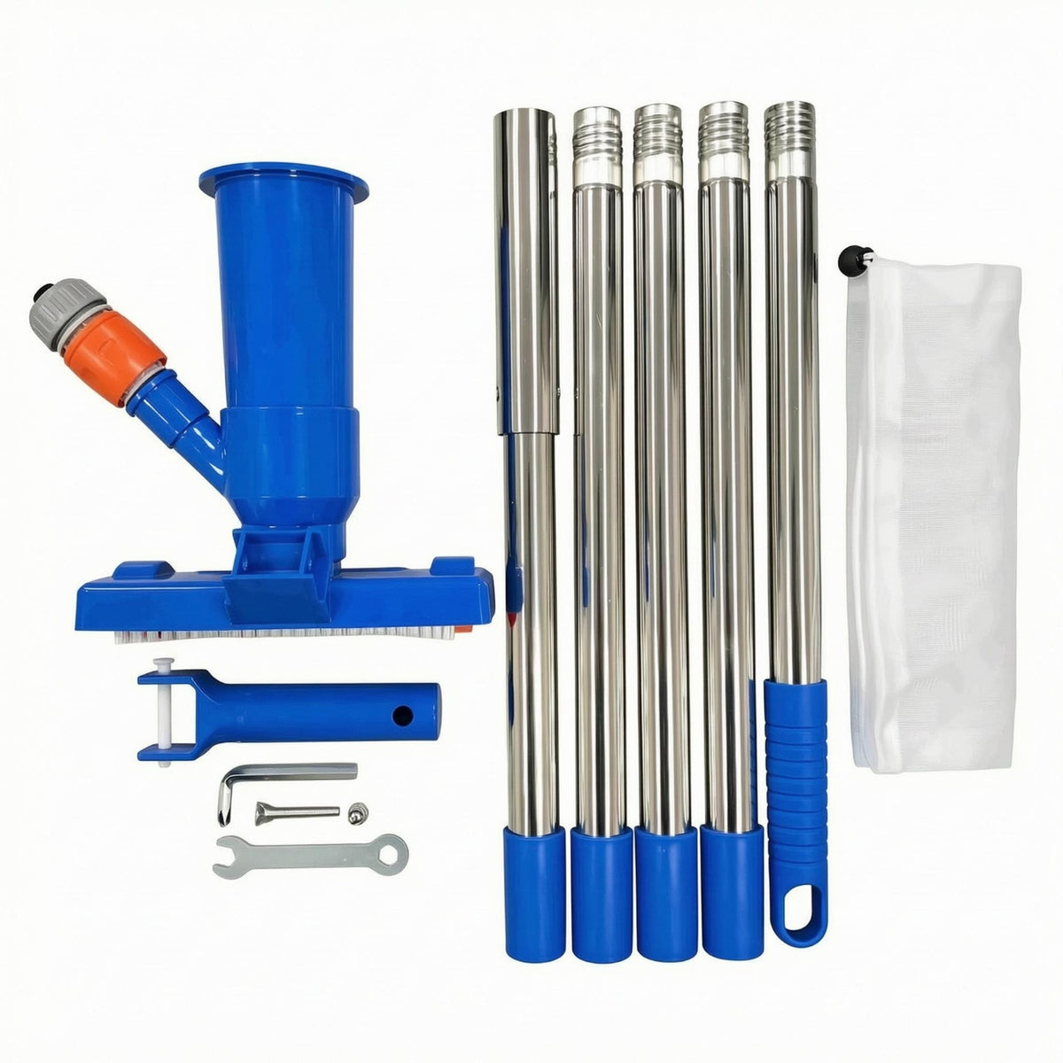 Pool Debris Vacuum Mesh Collection Bag Pool Vacuum Brush