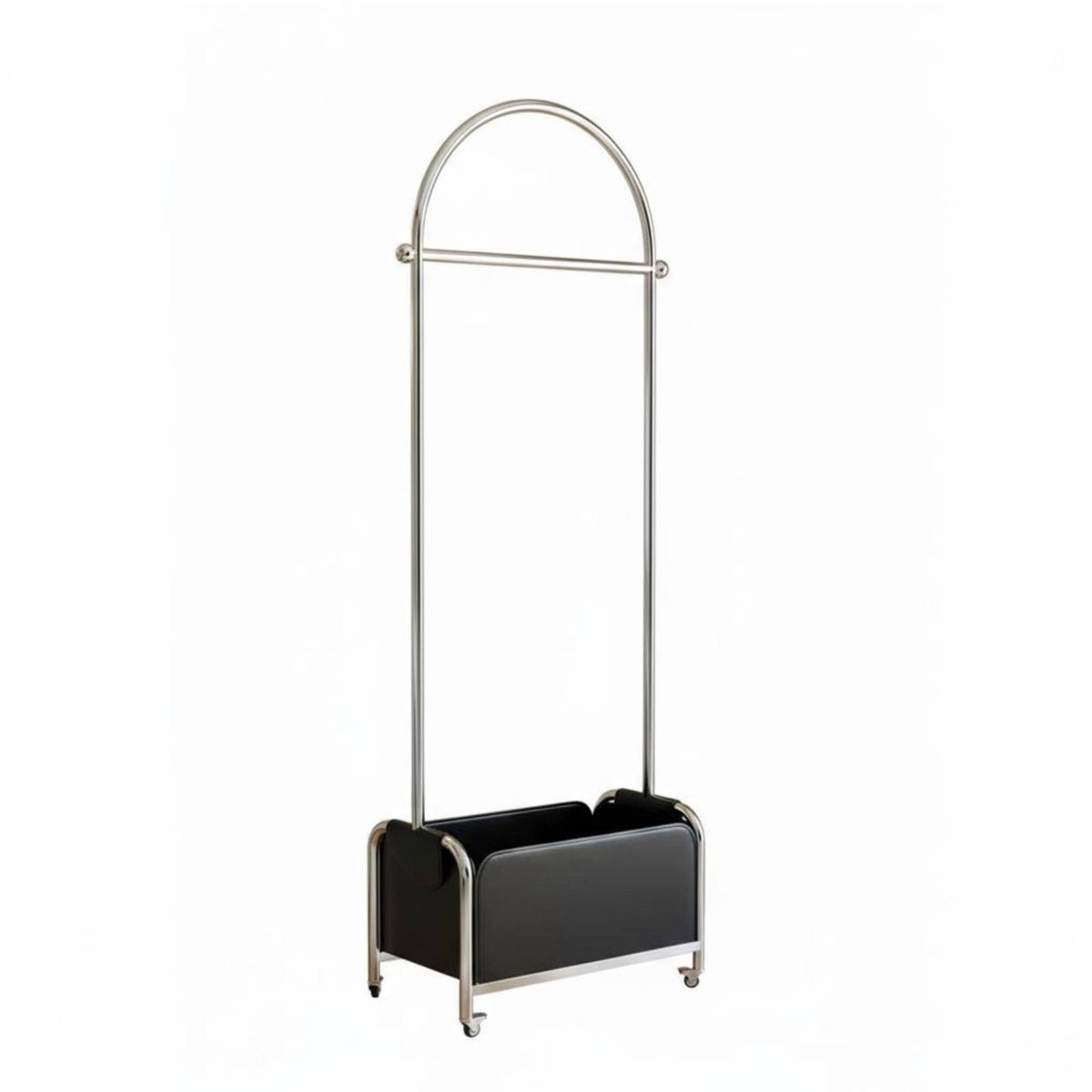 Rolling Clothes Organizer Mobile Design Rolling Valet with Bin for Dressing Room