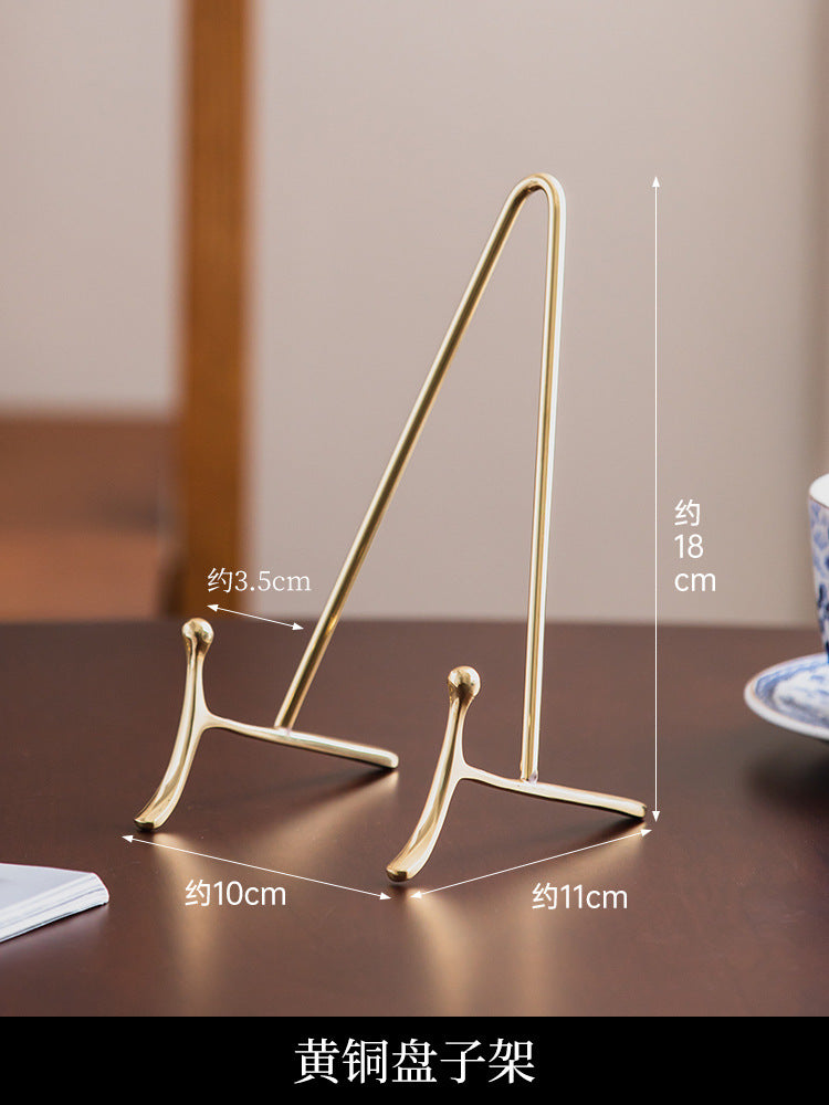 Brass Plate Stand