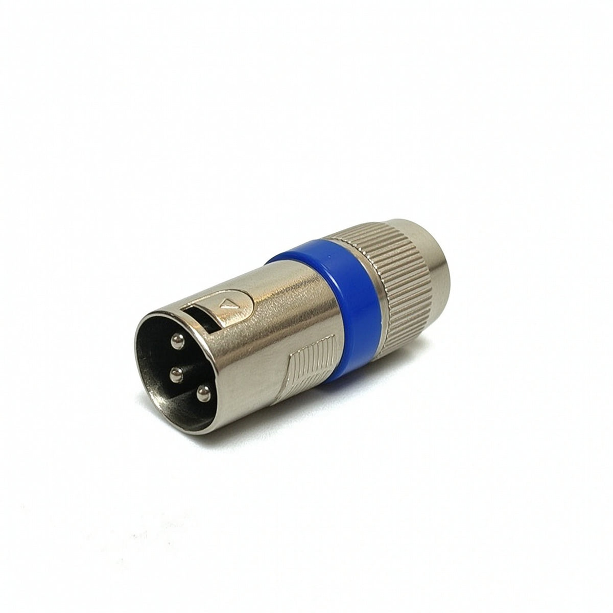 XLR to Thread Adapter Silver Inline Coupler Rugged for Tight Confined Areas
