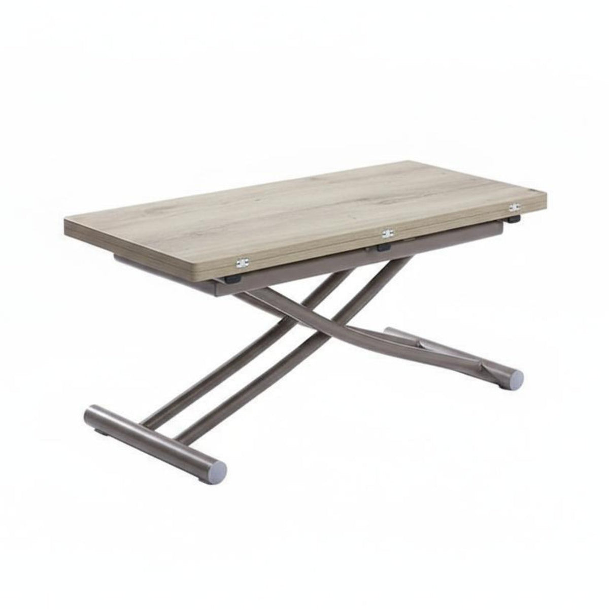 Transformable Coffee Table Space-Saving Household Furniture Two-in-a singleUse Height-Adjustable for Families, Students