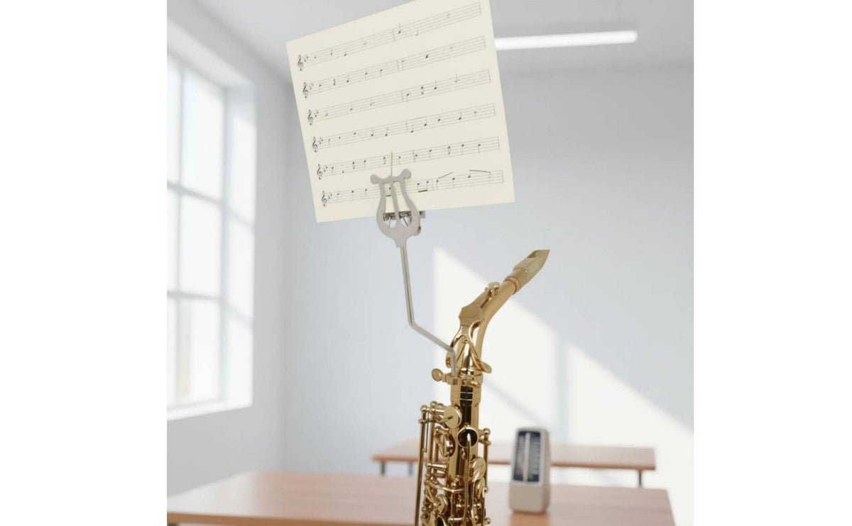 Wind Instrument Sheet Music Lyre Portable Marching Lyre Marching Band Music Holder Easy to Use Rust-Resistant for Students