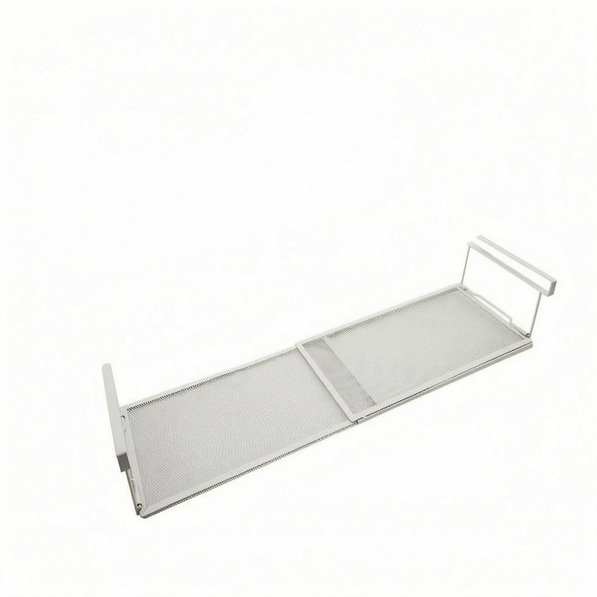 Desk-Perimeter Hanging Rack Powder-Coated Mesh Metal Drawer Space Saving