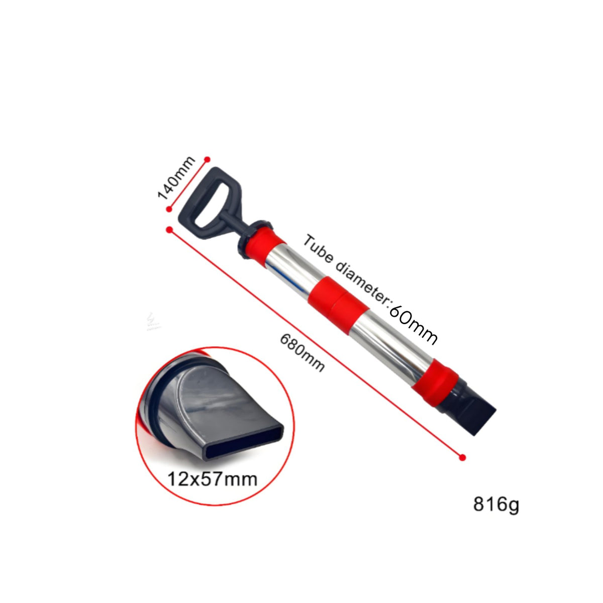 Cement Mortar Caulking 1.38 Litre Capacity Drywall Mud Pump Stainless Steel