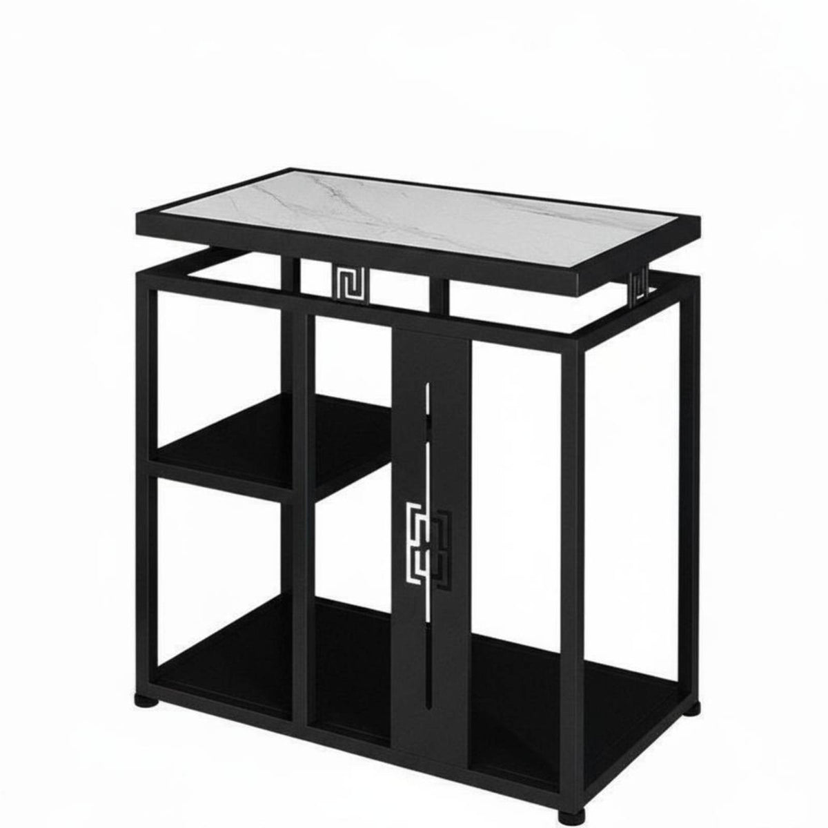 Modern Minimalist Design Mobile Tea Mobile Beverage Station Heat-Resistant Surface Home Furnishing Water Dispenser Compartment Household Furniture Sturdy Construction for Homeowners, Adults, Office Workers, Living Room, Parties, Bedroom, Kitchen