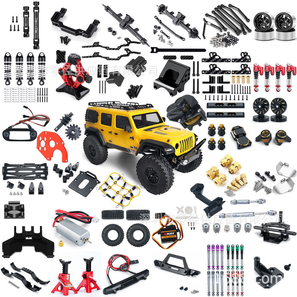 1/24 RC Toy Car SCX24 Kit Drive Shaft Shock Absorber Fender Servo Link Wheel Hub