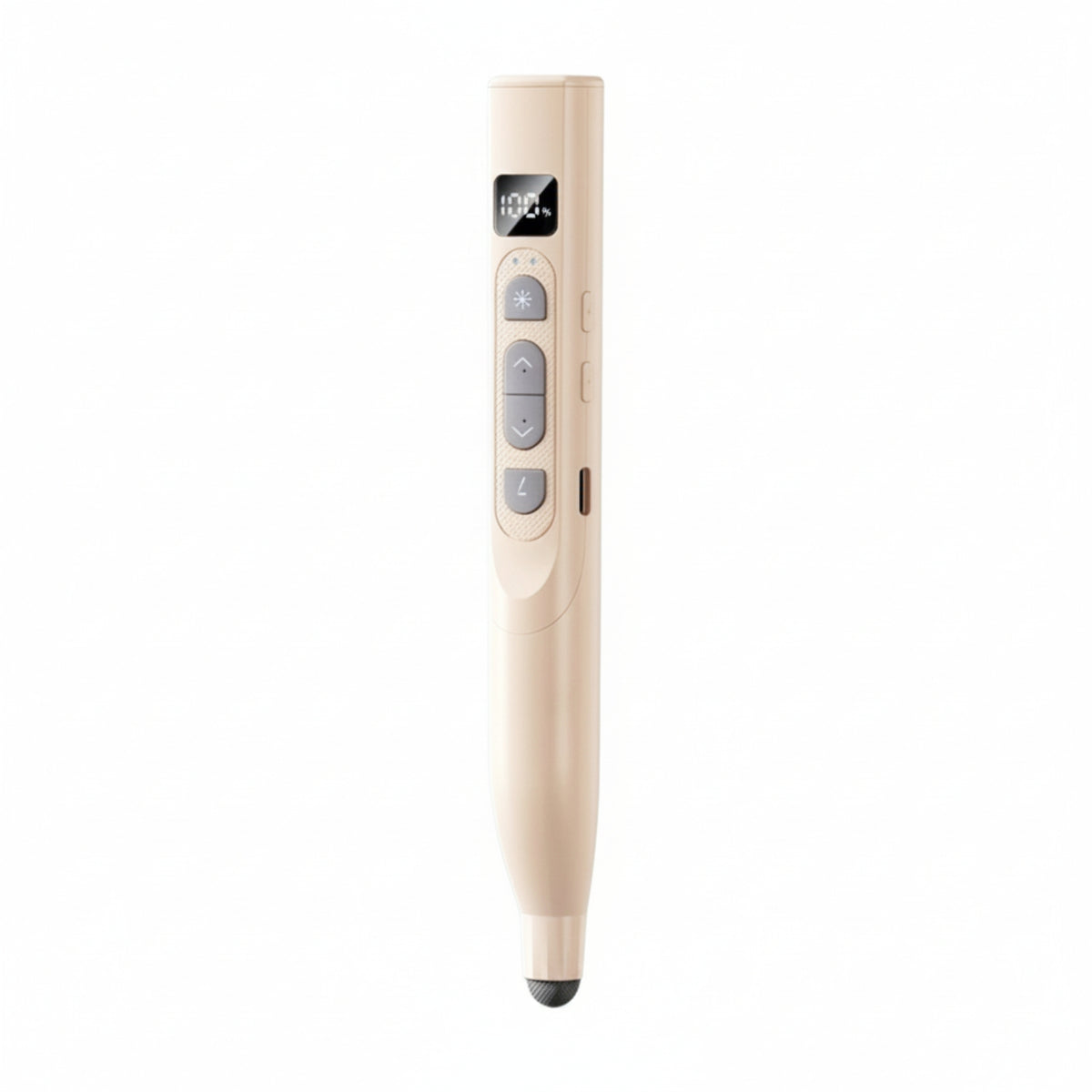 Rechargeable Presentation Controller with Telescopic Pointer Slim Presentation Pen with Laser Indicator Plug and Play Laser Pointer Controller Compact for Teachers, Classroom, Lecture