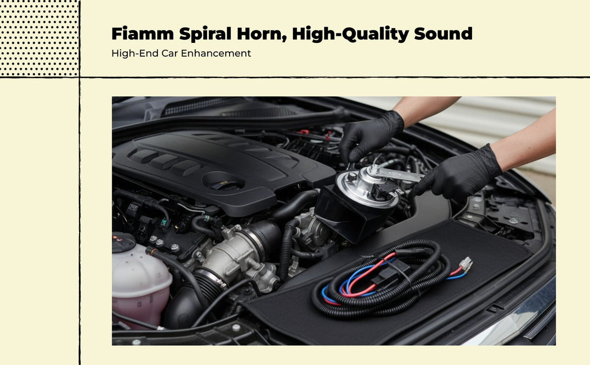 12V Waterproof Car Horn, Double Tone
