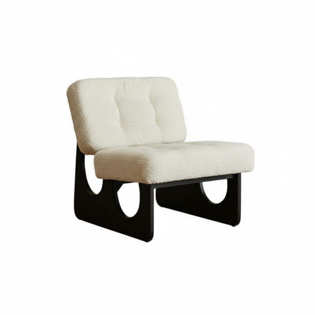 Nordic design grinning Face Armchair Wabi-Sabi Aesthetic Oversized Comfy Single-Sofa sturdy Wood Frame Accent Chair Playful design for Homeowners, Readers, Students, Living Room, Bedroom, study alcove, Apartment