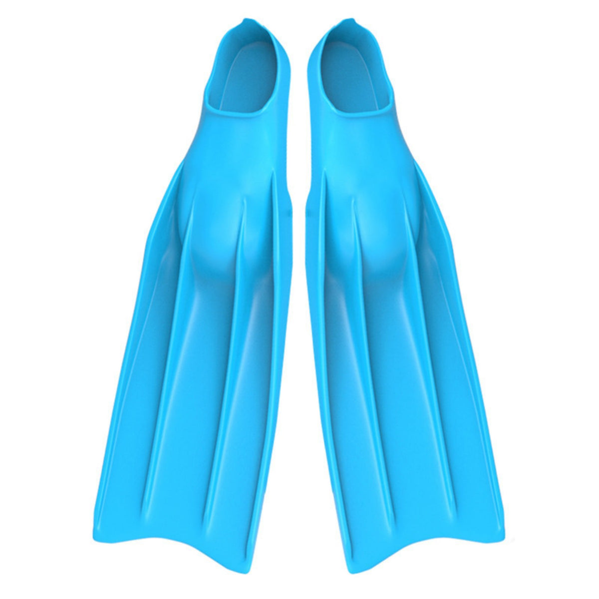 Freediving Fins High Propulsion Efficiency Long Blade Fins Foot Enclosing Pocket Water Chamber Athletic Gear for Freedivers, Snorkelers, Snorkeling