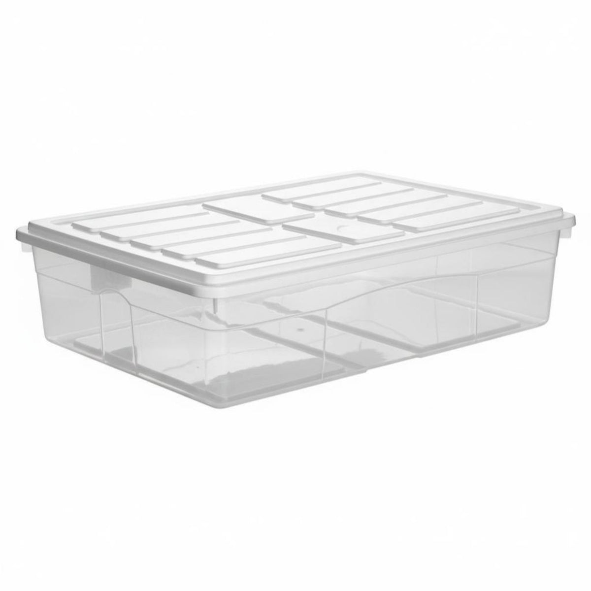 Wheeled Clothes container Slim Design Underbed Container Space-Saving for Under Bed