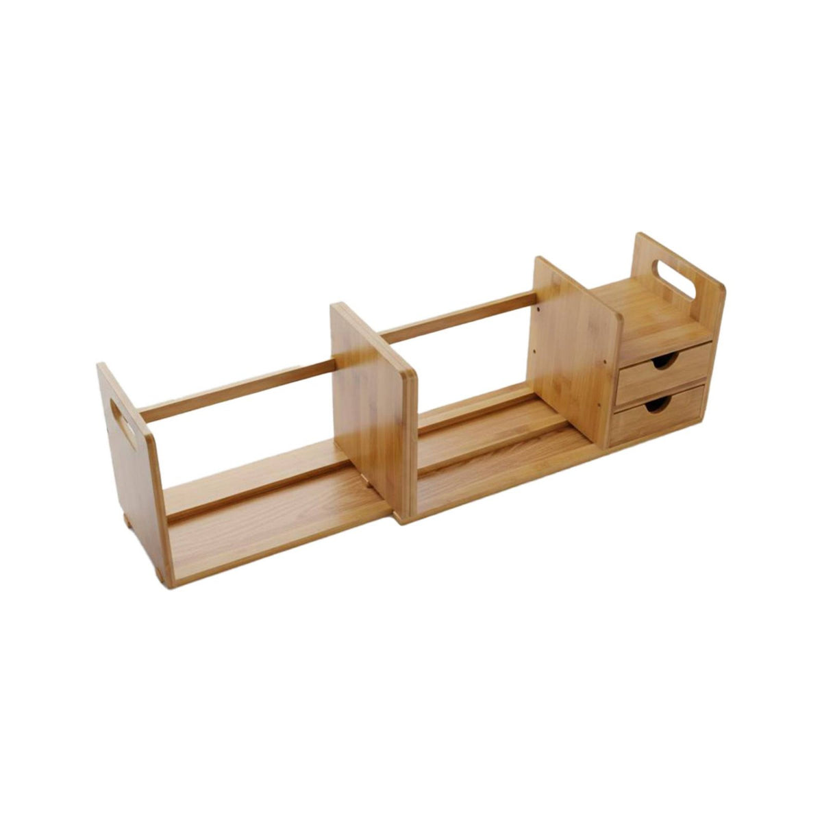Expandable Desktop Bookshelf Simple Design Office Furniture Space Saving