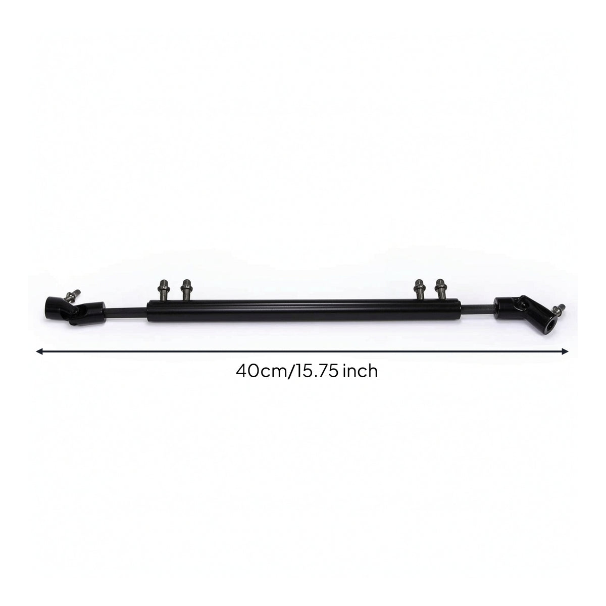 Adjustable Double Bass Drum Connecting Rod Replacement Double Bass Drum Pedal Drive Shaft Compatible Pedal Link Bar Metal for Stage