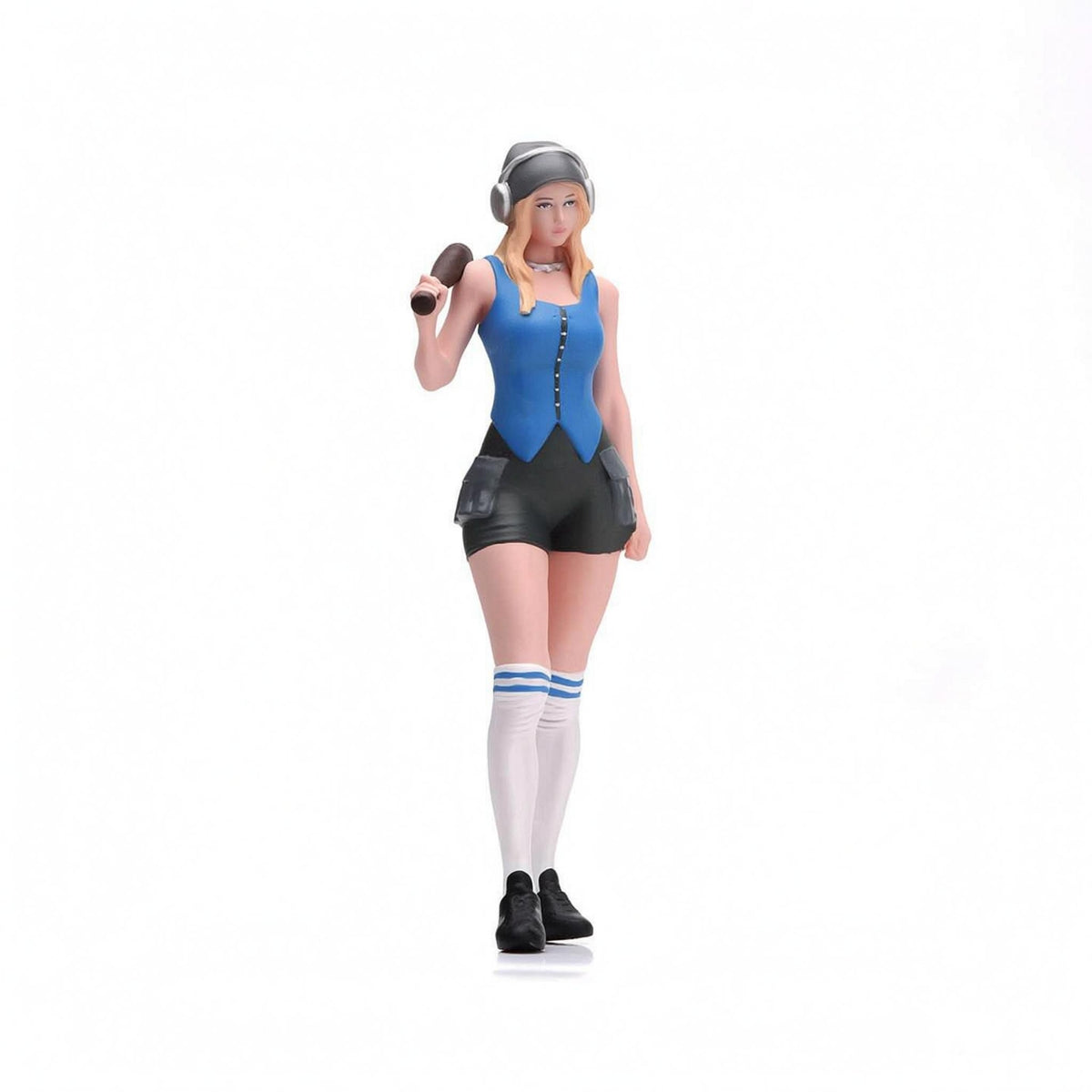 1/18 Miniature Lady Figure Detailed Face Female Miniature Figurine Standing Pose