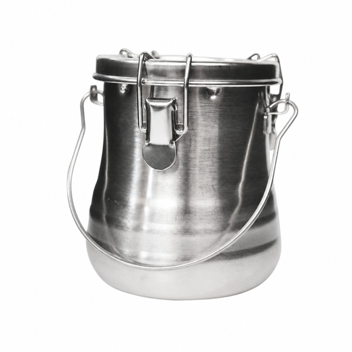 Stainless Steel Brush-Washing Container Solvent-Resistant Brush Washer with Lid Rust-Proof Long-Lasting for Artists, Painters, Hobbyists