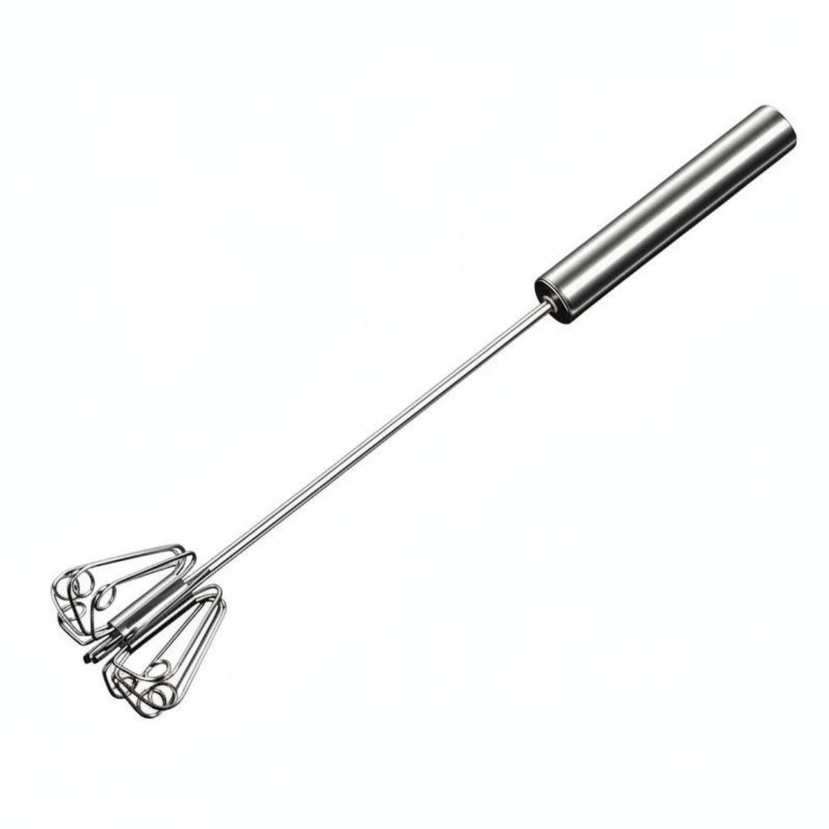 Press Action Rotation Semi-Automatic Whisk Multi-Functional Push down Egg Beater No Electricity Needed Hand Push Rotary Whisk Easy to Use for Bakers, Home Cooks, Cooking